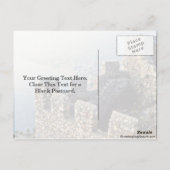 Seljuk RamParts, Alanya - 1221 A.D. Briefkaart (Achterkant)