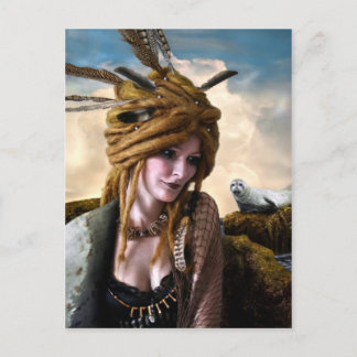 Selkie-Briefkaart Briefkaart