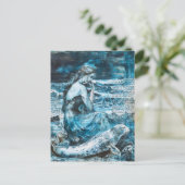 Selkie Celtic Shape-shifting Seal Briefkaart (Staand voorkant)