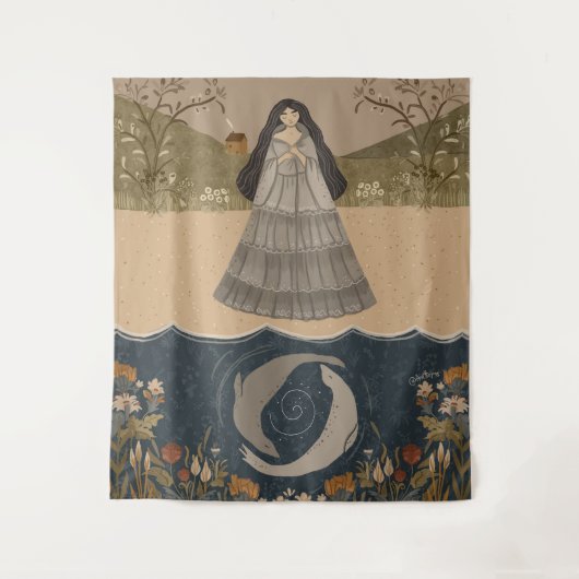 Selkie Tapestry Wandkleed (Voorkant)