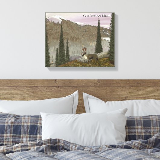 Selkirk Cariou Canvas Afdruk (Insitu (Slaapkamer))