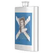 Selkirk Grace Burns Night citaat en Saltire Flacon (Links)