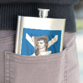 Selkirk Grace Burns Night citaat en Saltire Flacon (Voorbeeld)
