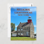 Selkirk Lighthouse, Briefkaart New York (Voorkant / Achterkant)