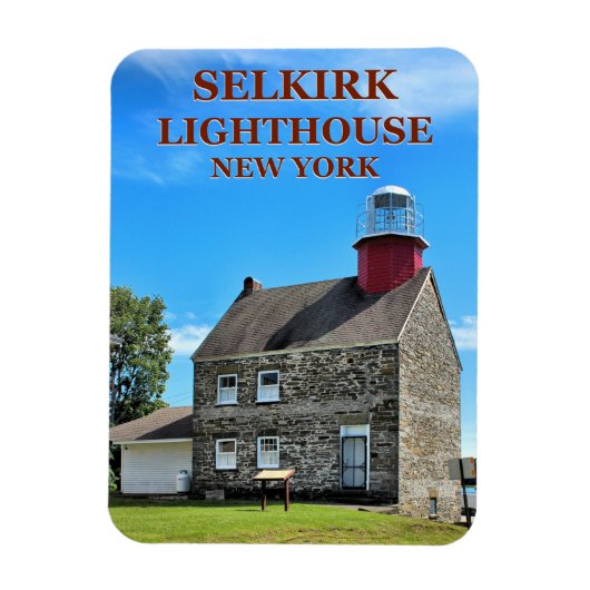 Selkirk Lighthouse, New York Flex Magnet Magneet (Verticaal)