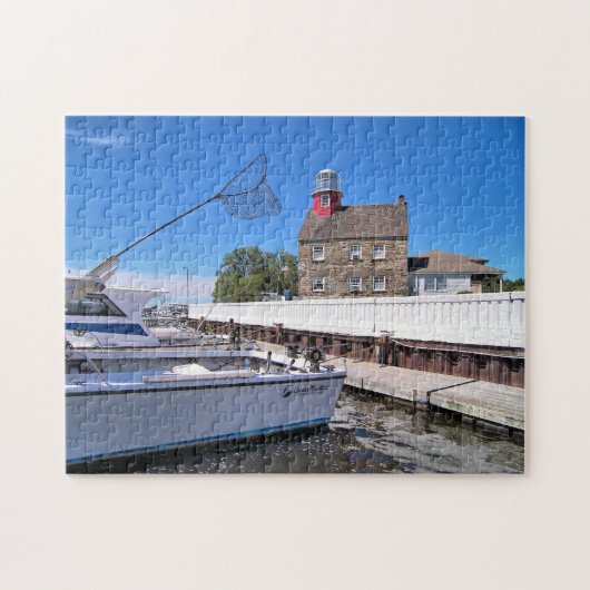 Selkirk Lighthouse, New York Jigzaag Puzzle Legpuzzel (Horizontaal)
