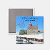 Selkirk Lighthouse, New York Magnet (Voorkant / Achterkant)