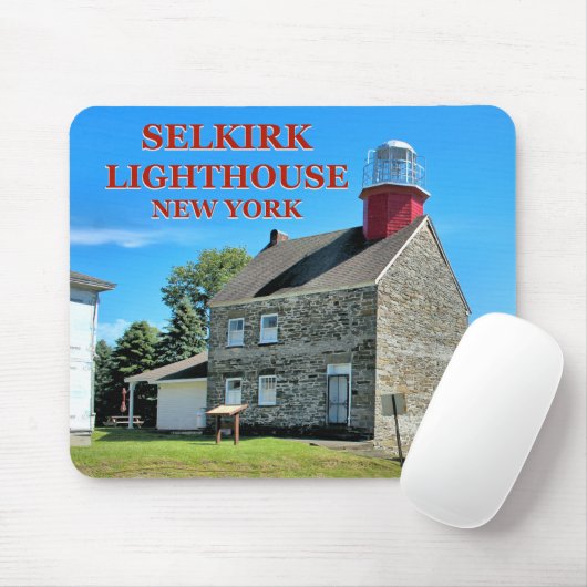 Selkirk Lighthouse, New York Mousepad Muismat (Met muis)