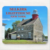 Selkirk Lighthouse, New York Mousepad Muismat (Voorkant)