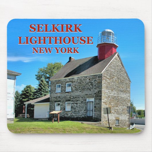 Selkirk Lighthouse, New York Mousepad Muismat (Voorkant)