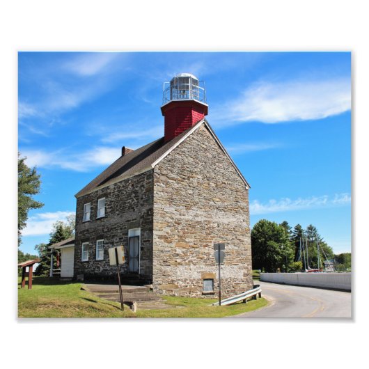 Selkirk Lighthouse, New York Photo Print Foto Afdruk (Voorkant)