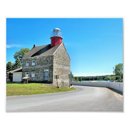 Selkirk Lighthouse, New York Photo Print Foto Afdruk (Voorkant)