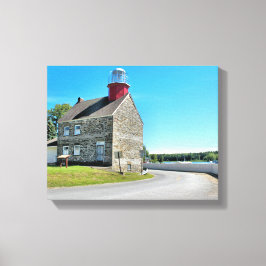 Selkirk Lighthouse, New York Wrapped Canvas