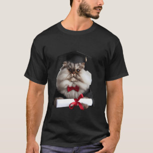 Selkirk Rex Kat Afstudeerceremonie Muts Afgestudee T-shirt