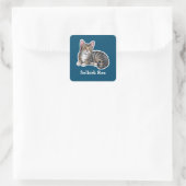 Selkirk Rex Vierkante Sticker (Tas)