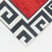 Selknam Blanket Chileense zuidamerikaanse indiase Fleece Deken (Hoek)