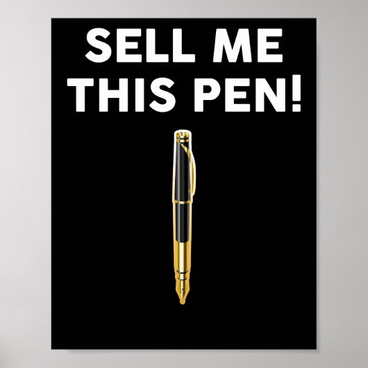 Sell Me This Pen Poster (Voorkant)
