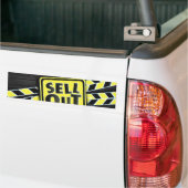Sell Out Kunstprint Bumpersticker (Op Truck)