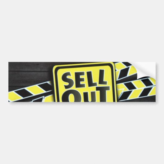 Sell Out Kunstprint Bumpersticker (Voorkant)
