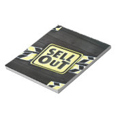 Sell Out Kunstprint Notitieblok (Linkerzijde)
