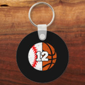 Sell Sketll Number 12 Jersey Funny 12th Birthday  Sleutelhanger (Voorkant)