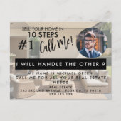 Sell Your Home in 10 Steps Agent spring clean Card Aankondigingskaart (Voorkant)