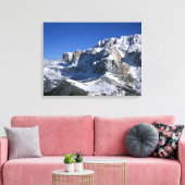 Sella Gruppe Winter Holiday Card Canvas Afdruk (Insitu (Woonkamer))