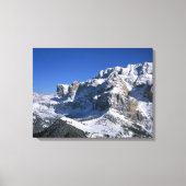 Sella Gruppe Winter Holiday Card Canvas Afdruk (Voorkant)