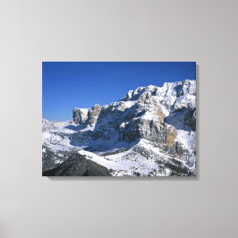 Sella Gruppe Winter Holiday Card Canvas Afdruk