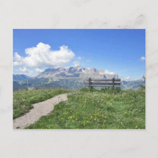 Sella Massif Corvara Italië Alta Badia Post Card Briefkaart