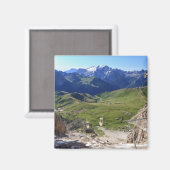 Sella pas vanaf Sassolungo mount Magneet (Voorkant / Achterkant)