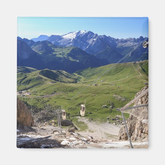 Sella pas vanaf Sassolungo mount Magneet (Voorkant)