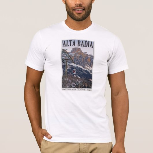 Sella Ronda - Alta Badia Gondola T-shirt (Voorkant)