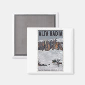 Sella Ronda - Alta Badia Magneet (Voorkant / Achterkant)