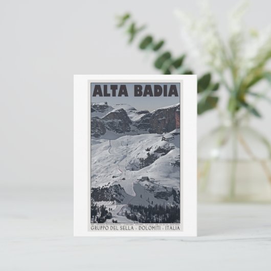 Sella Ronda - Alta Badia Run 20 Briefkaart (Staand voorkant)