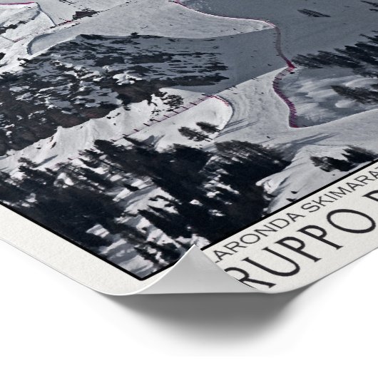 Sella Ronda - Alta Badia Run 20 Poster (Hoek)