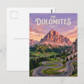 Sella Ronda Italië Briefkaart (Voorkant / Achterkant)