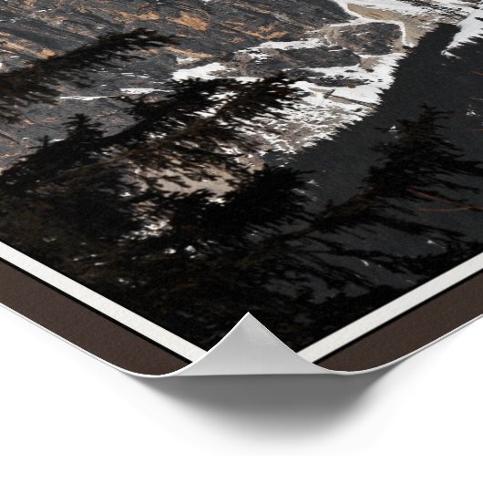 Sella Ronda - Sassongher Poster (Hoek)