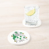 Selleck Family Crest Zandsteen Onderzetter (Zijkant)