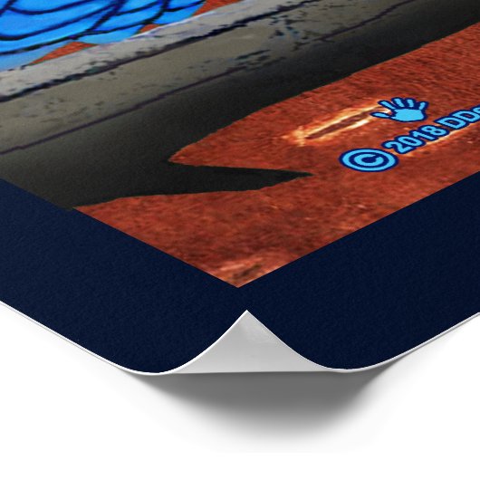 Seller's Jay op binnenste boog Poster (Hoek)