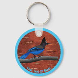 Seller's Jay op binnenste boog Sleutelhanger