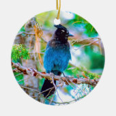 Seller's Jay - Originele Foto Keramisch Ornament (Voorkant)