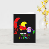 Selling Smiling Friends All Smiling Illustration  Kaart (Gele Bloem)