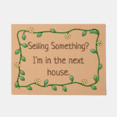 Selling Something? I'm in the next house. Deurmat (Voorkant)