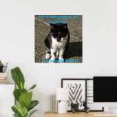 Selling toothpicks at a pudding festival... poster (Thuiskantoor)