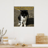 Selling toothpicks at a pudding festival... poster (Keuken)