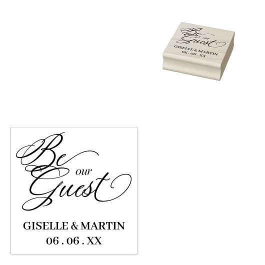 Sello De Caucho Fancy Sophisticated Wedding Rubberstempel (Gestempeld)