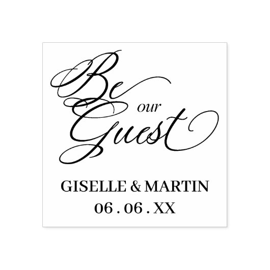 Sello De Caucho Fancy Sophisticated Wedding Rubberstempel (Afrduk)