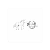 Sello de madera Delantal — Marca con sabor Rubberstempel (Afrduk)