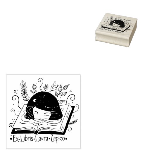 Sello de Madera Rubberstempel (Gestempeld)